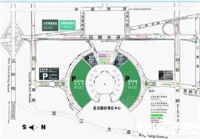 武汉国际博览中心场地环境基础图库